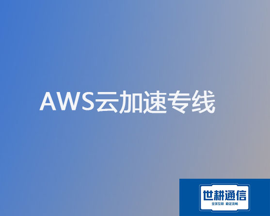 AWS云加速专线？？？解决方案//世耕通信全球云办公专网