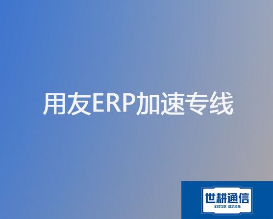 用友ERP加速专线？？？解决方案//世耕通信全球ERP办公专网  