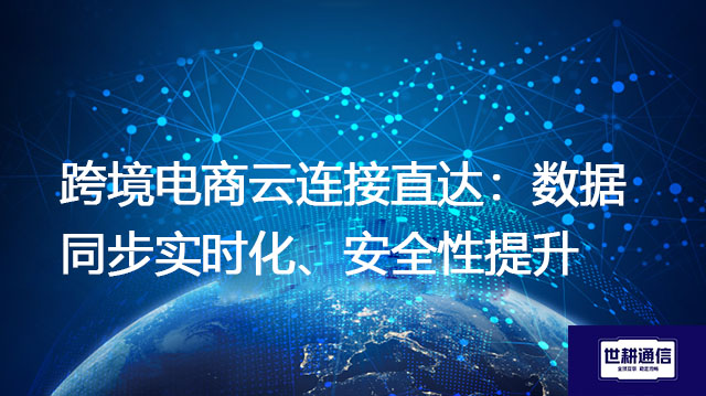 ​跨境电商云连接直达：数据同步实时化、安全性提升？？？解决方案//世耕通信全球办公专网