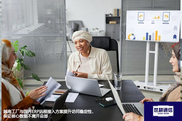 越南工厂与国内ERP远程接入方案提升访问稳定性，保证核心数据不离开总部？？？解决方案//世耕通信全球办公专网