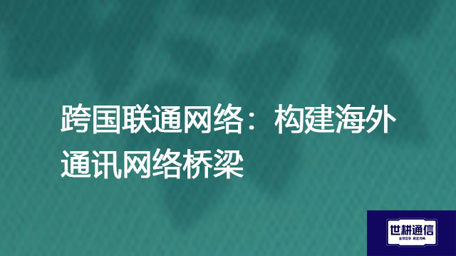 跨国联通网络:构建海外通讯网络桥梁 .jpg 跨国联通网络:构建海外通讯网络桥梁 .jpg