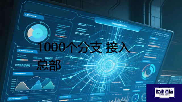 1000个分支接入总部​？？？？解决方案//世耕通信全球办公专网